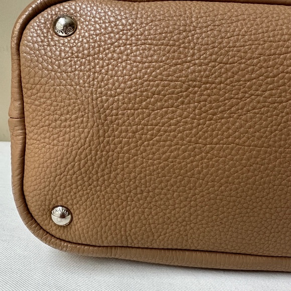 Prada Tan Soft Pebble Leather Shoulder Bag - Picture 6 of 11